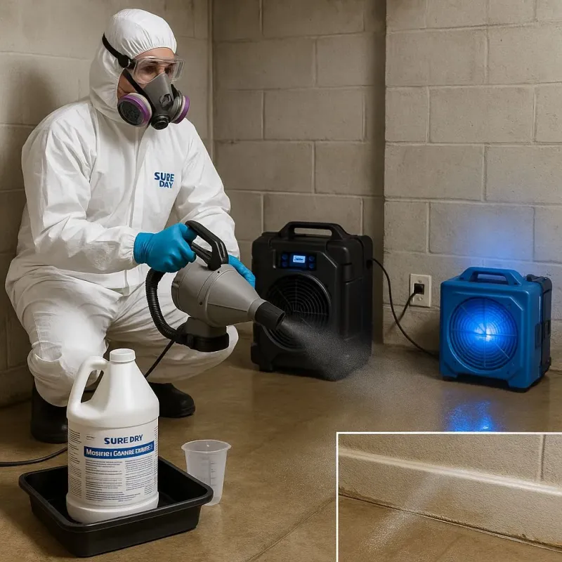 Sanitization and Odor Removal process in Meggett, SC