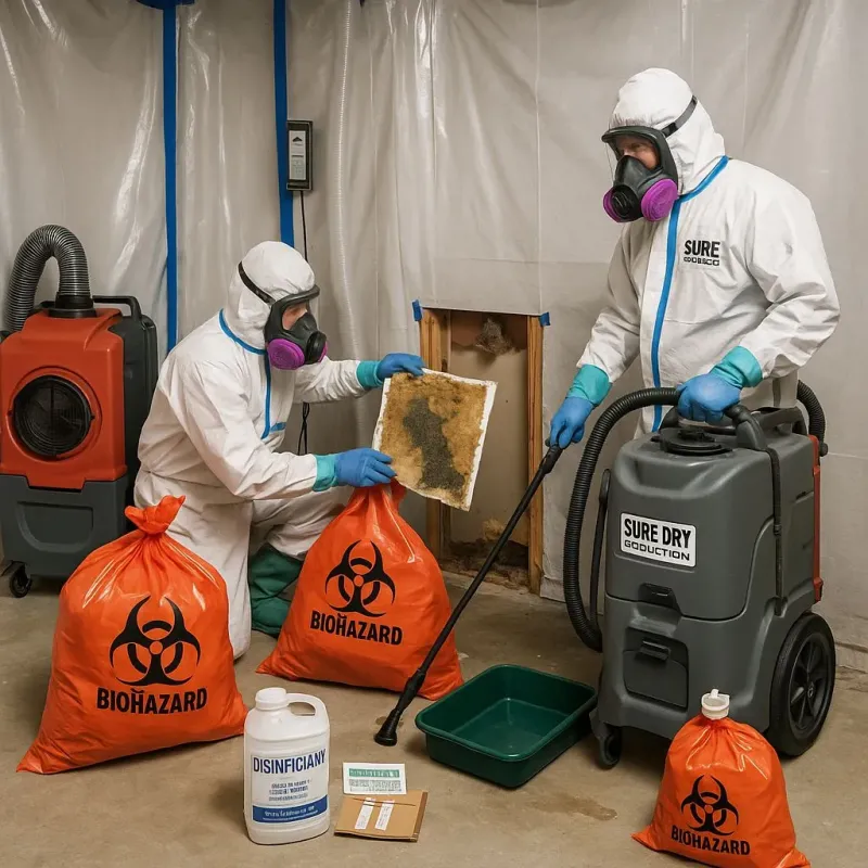 Contaminated Water Handling Protocols process in Meggett, SC